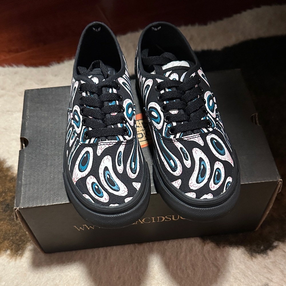 Bad Acid eyeball sneakers